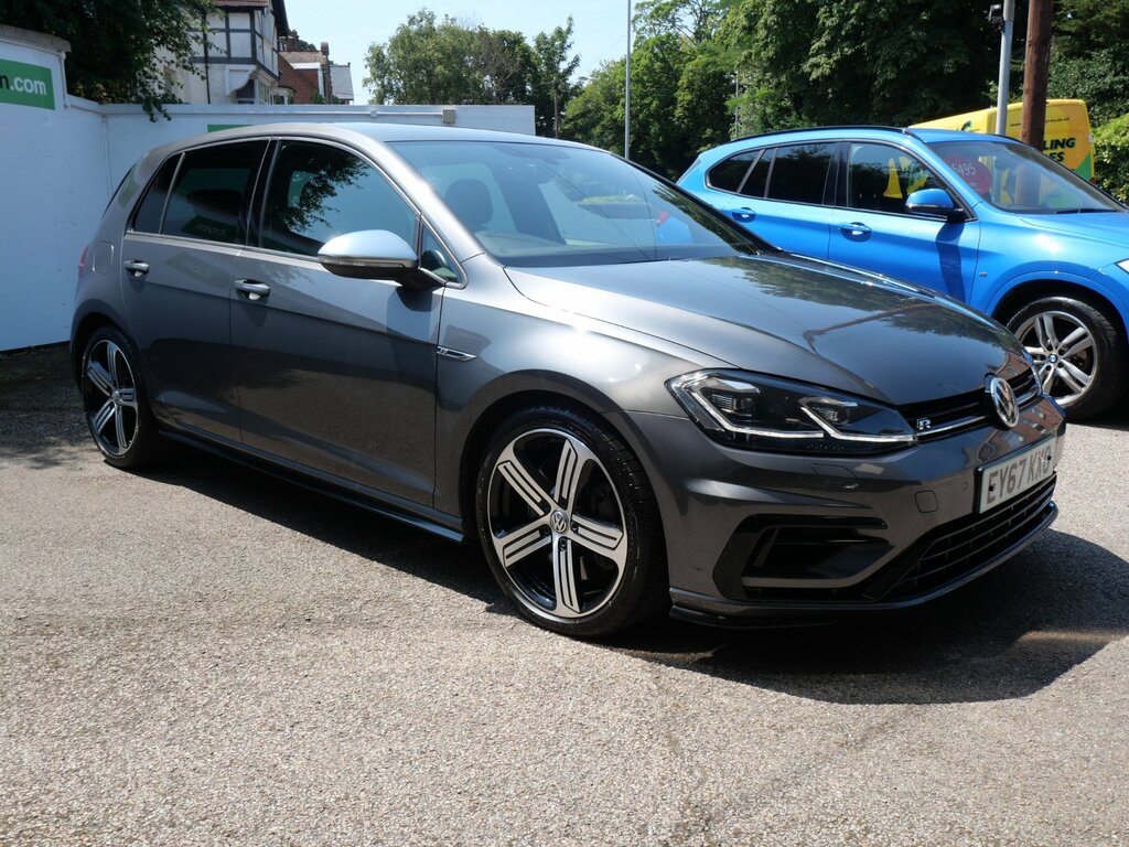 Volkswagen Golf 2.0 Tsi Bluemotion Tech R Dsg 4Motion Euro 6 Ss EY67KXO Grey #3