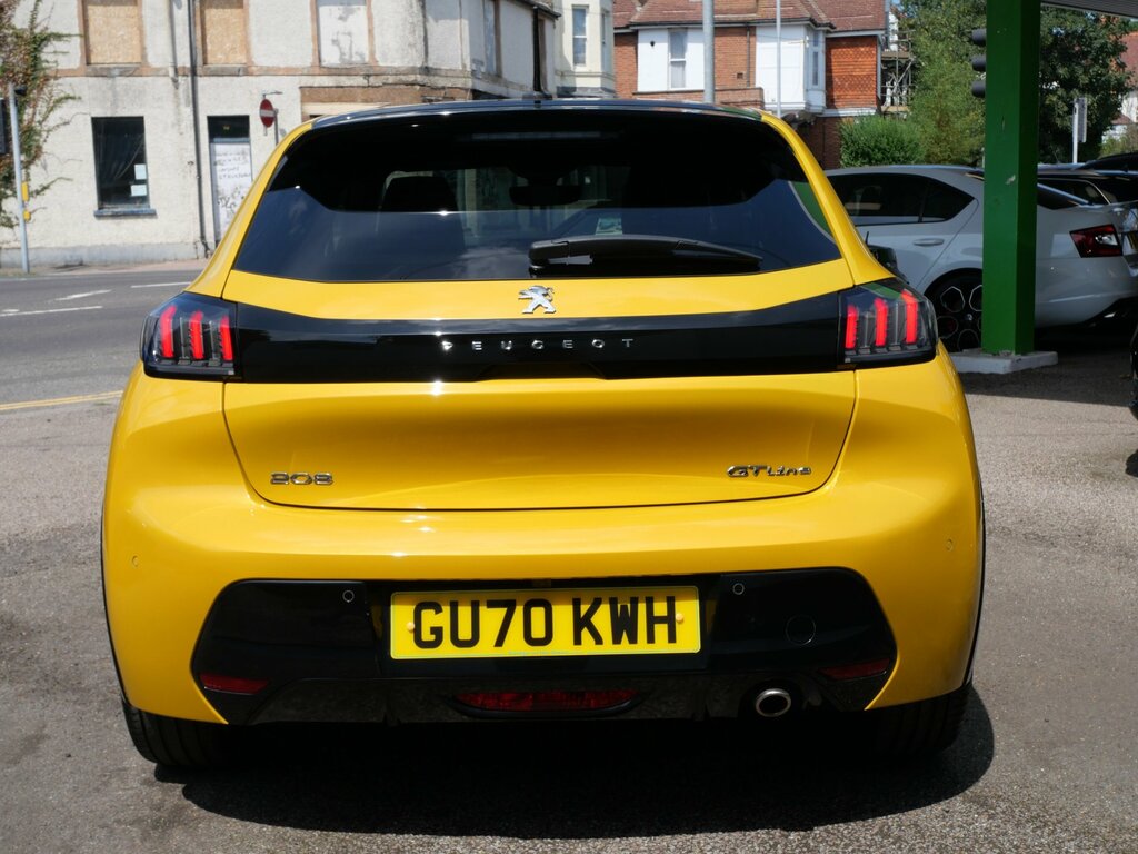Peugeot 208 1.2 Puretech Gt Line Euro 6 Ss GU70KWH Yellow #5