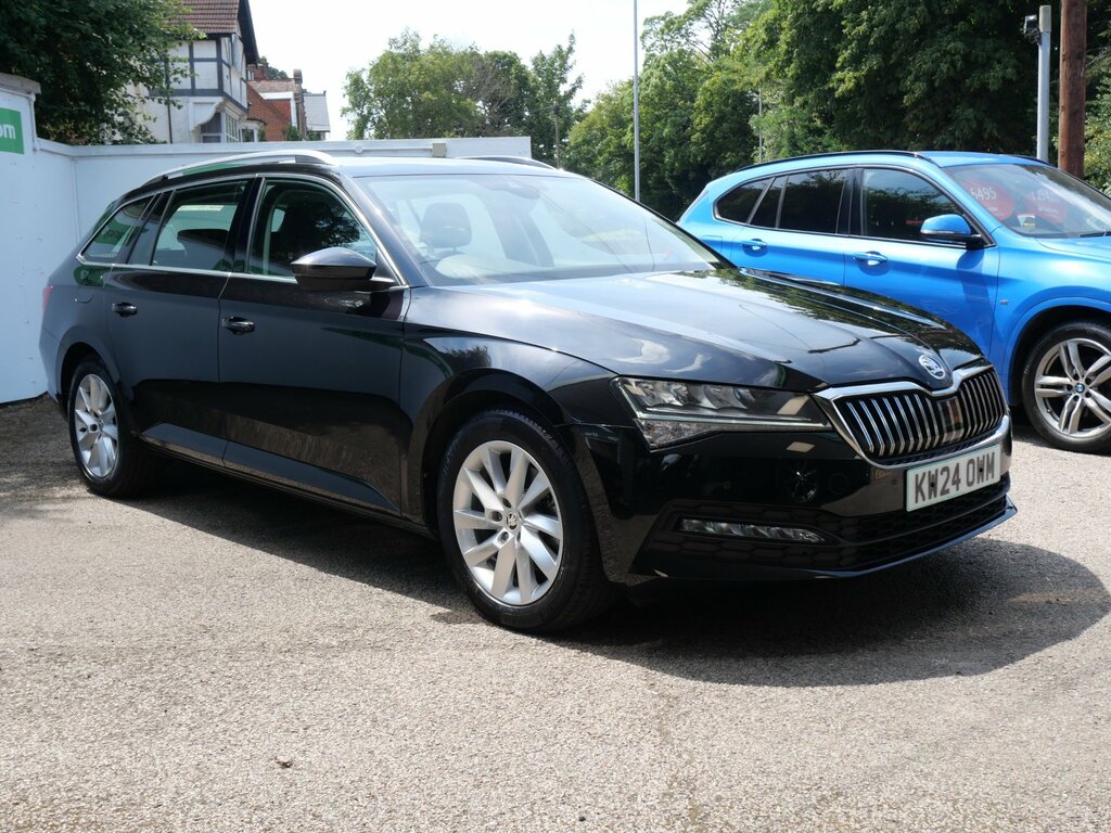 Skoda Superb 2.0 Tdi Se Dsg Euro 6 Ss 1 Owner 14000 Mile KW24OWM Black #3