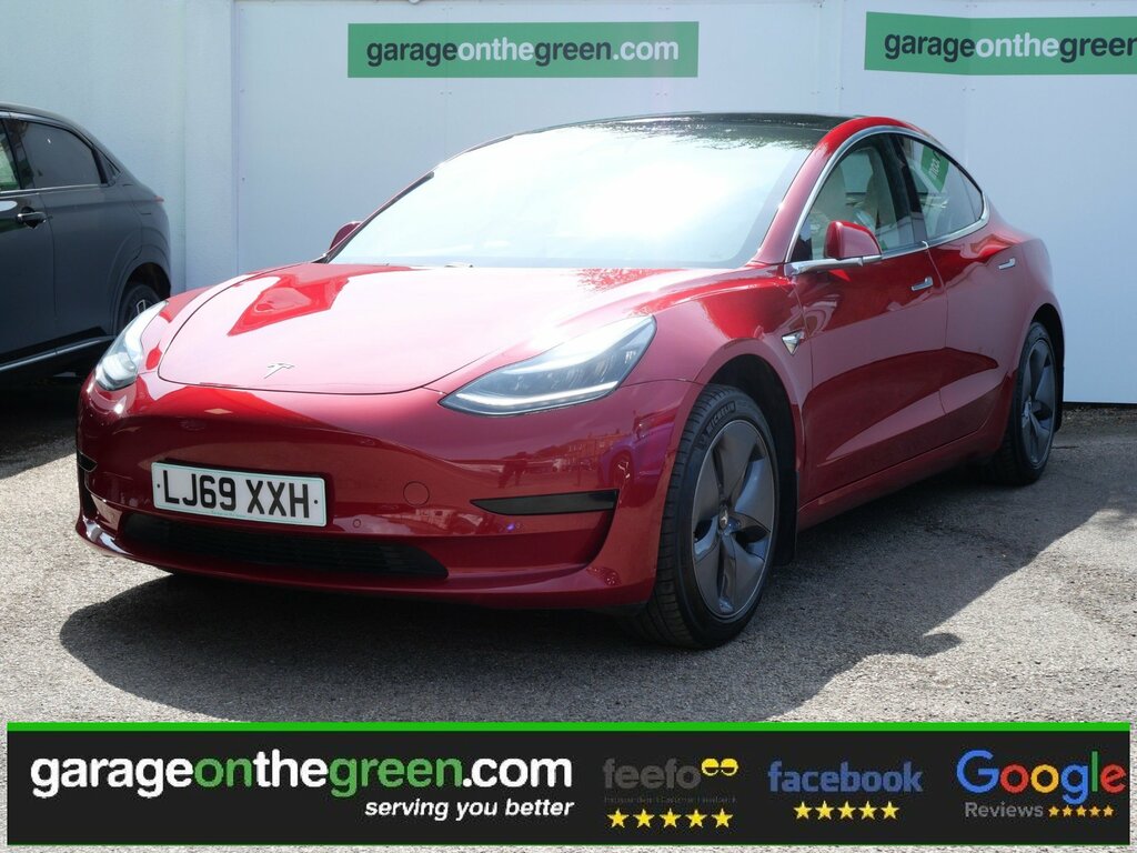 Tesla Model 3 Standard Range Plus Rwd 241 Bhp Red