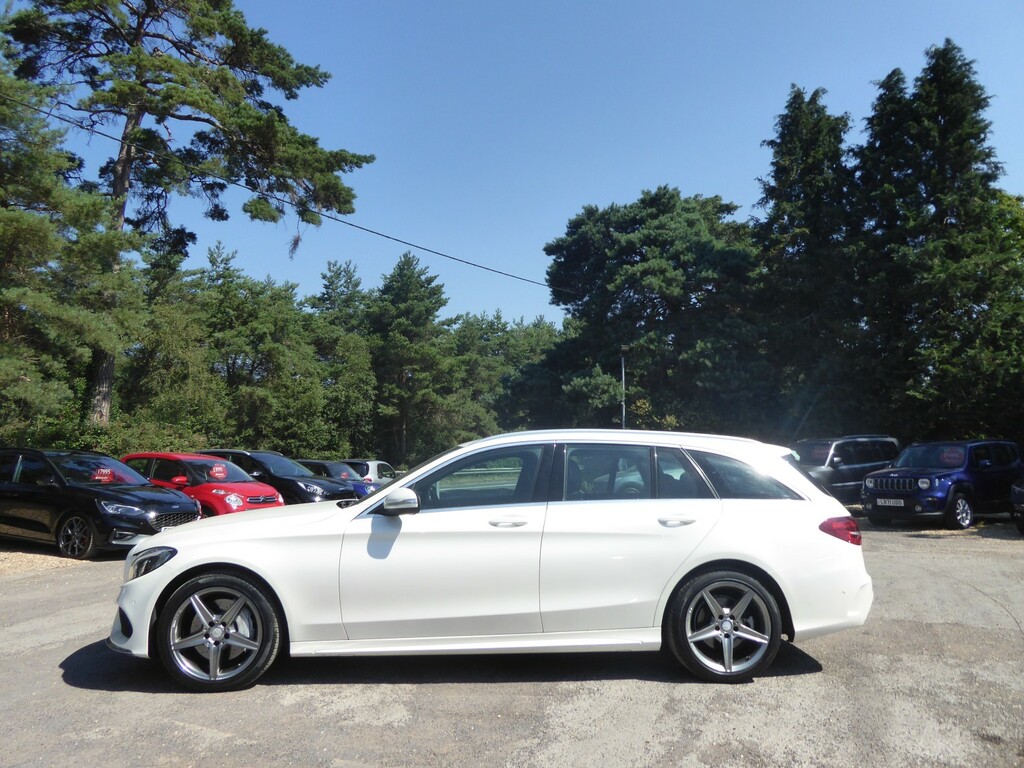 Mercedes-Benz C Class 2.1 C250 Bluetec Amg Line White