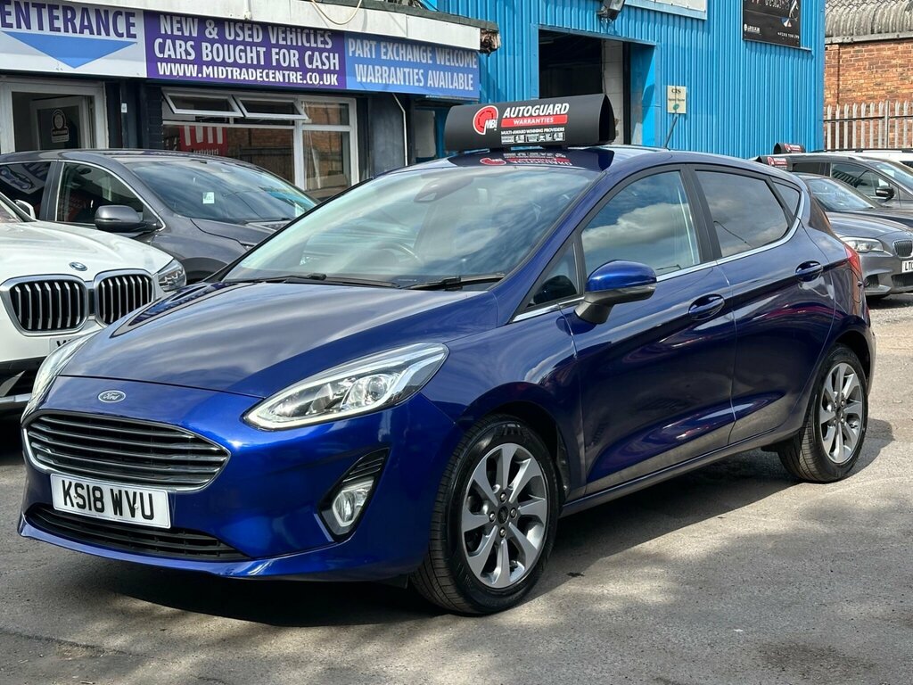Ford Fiesta 1.0T Ecoboost Titanium Euro 6 Ss KS18WVU Blue #3