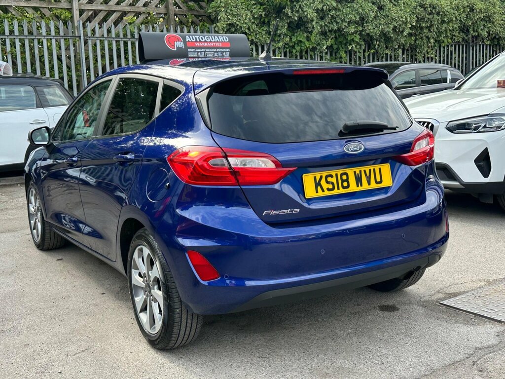 Ford Fiesta 1.0T Ecoboost Titanium Euro 6 Ss KS18WVU Blue #4