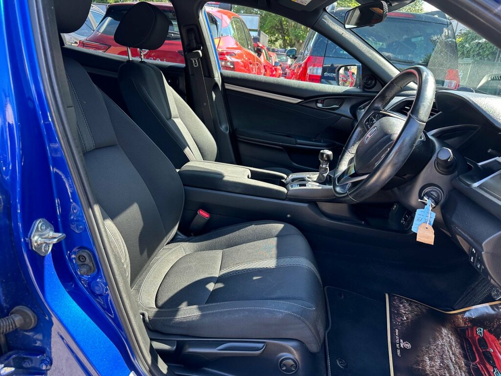 Honda Civic 1.0 Vtec Turbo Sr Euro 6 Ss Blue #6