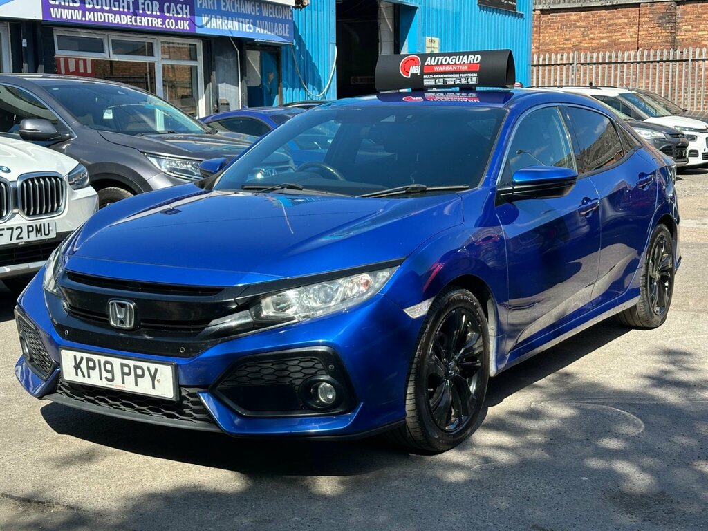 Honda Civic 1.0 Vtec Turbo Sr Euro 6 Ss Blue #2