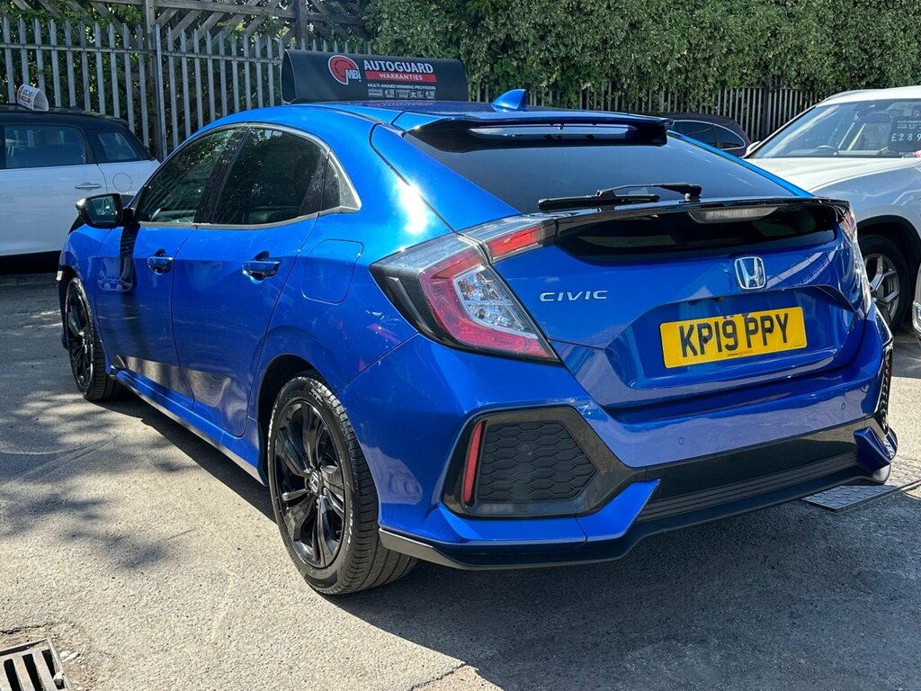 Honda Civic 1.0 Vtec Turbo Sr Euro 6 Ss Blue #3