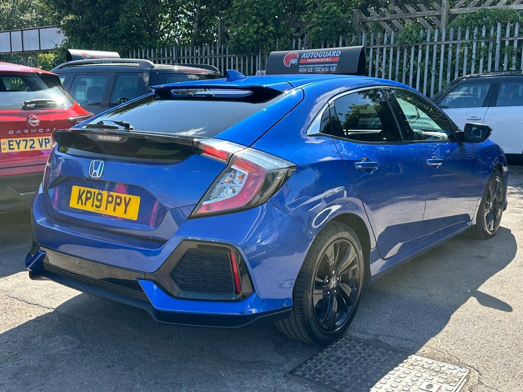Honda Civic 1.0 Vtec Turbo Sr Euro 6 Ss Blue #5