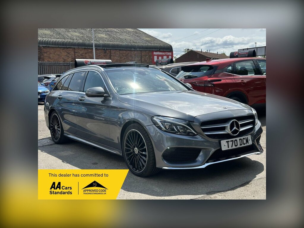 Mercedes-Benz C Class 2.1 C300dh Amg Line Premium G-tronic Euro 6 S Grey