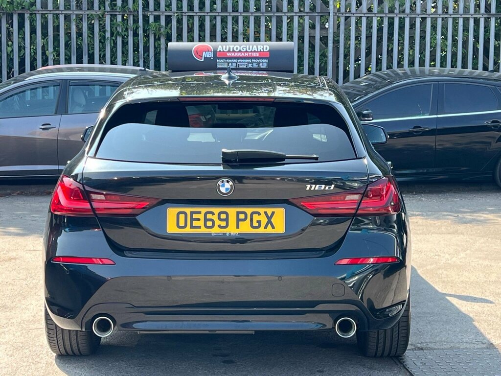 BMW 1 Series 2.0 118D Sport Euro 6 Ss OE69PGX Black #5
