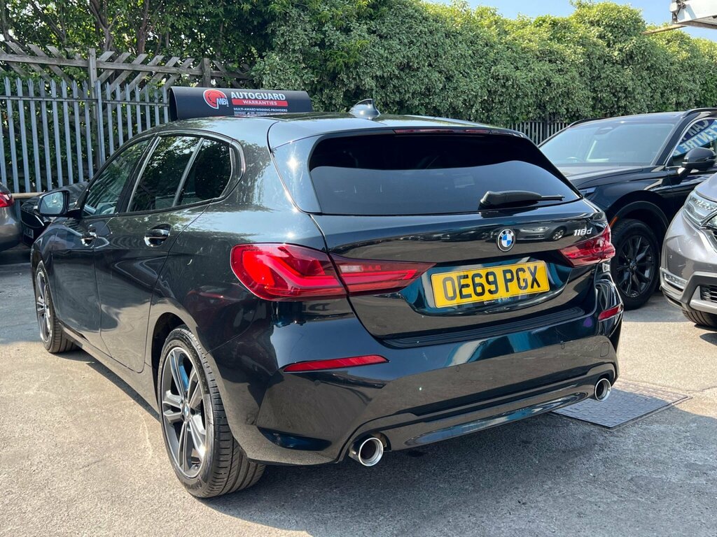 BMW 1 Series 2.0 118D Sport Euro 6 Ss OE69PGX Black #4