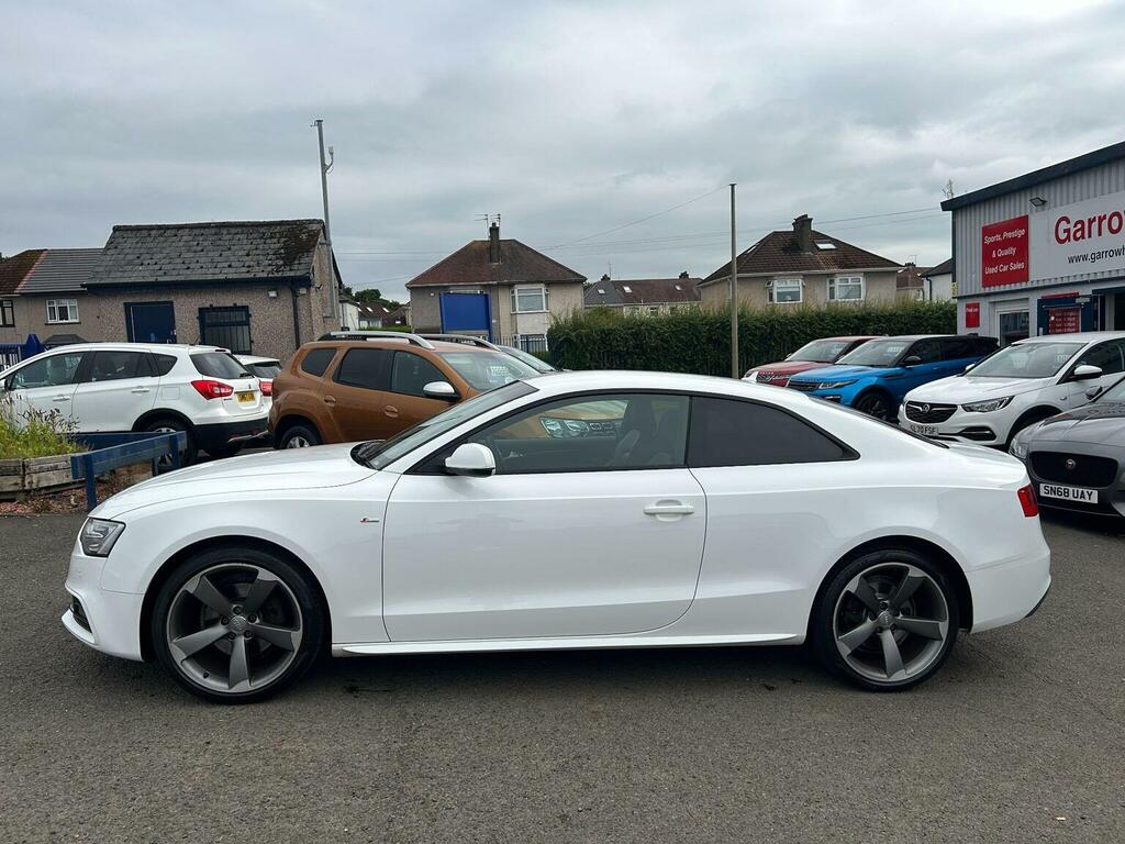 Audi A5 2.0 Tdi Black Edition Quattro Euro 5 Ss White #3
