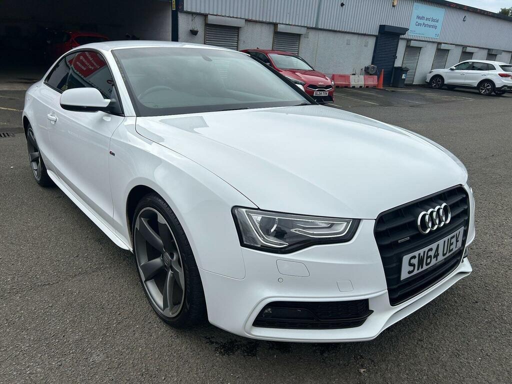 Audi A5 2.0 Tdi Black Edition Quattro Euro 5 Ss White #4
