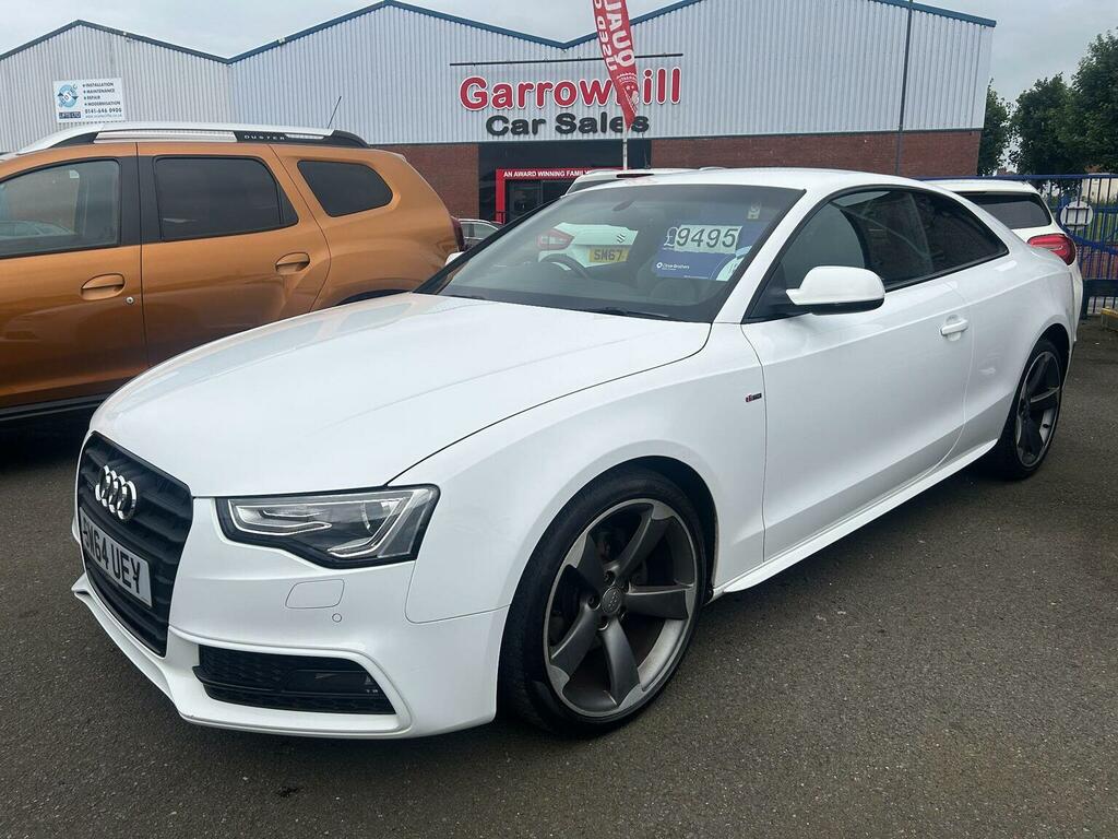 Audi A5 2.0 Tdi Black Edition Quattro Euro 5 Ss White #6