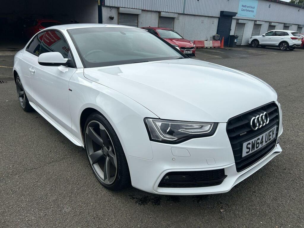 Audi A5 2.0 Tdi Black Edition Quattro Euro 5 Ss White #2