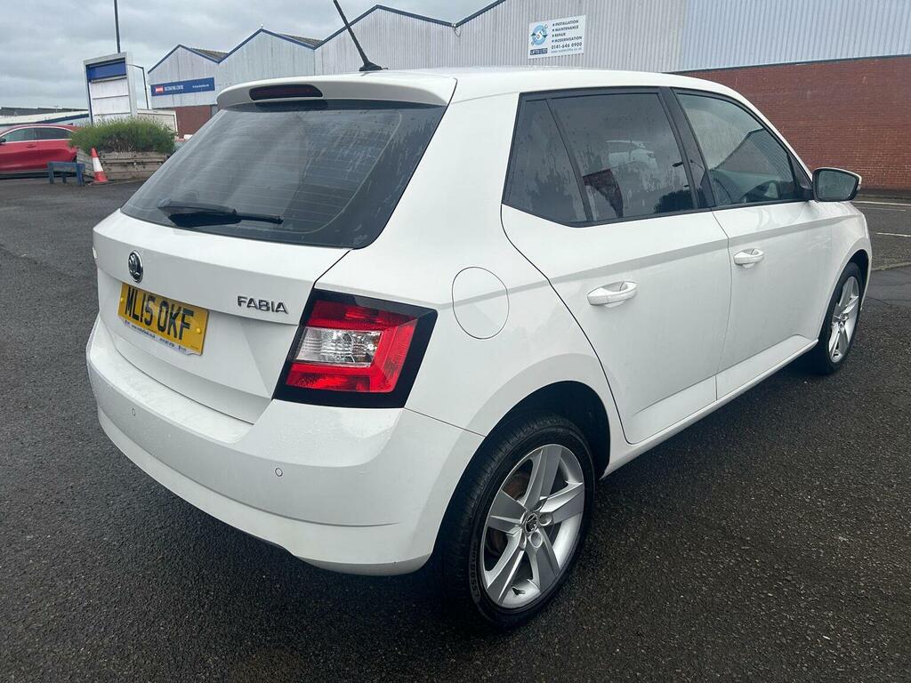 Skoda Fabia 1.0 Se L Euro 6 Ss White #5