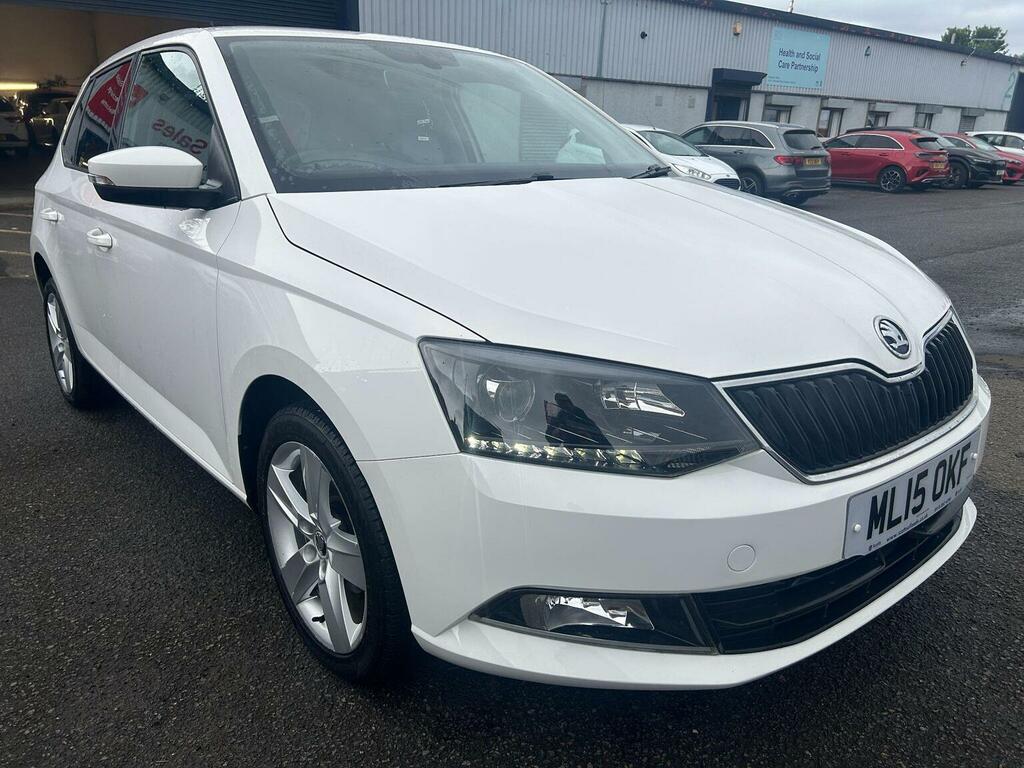 Skoda Fabia 1.0 Se L Euro 6 Ss White #6