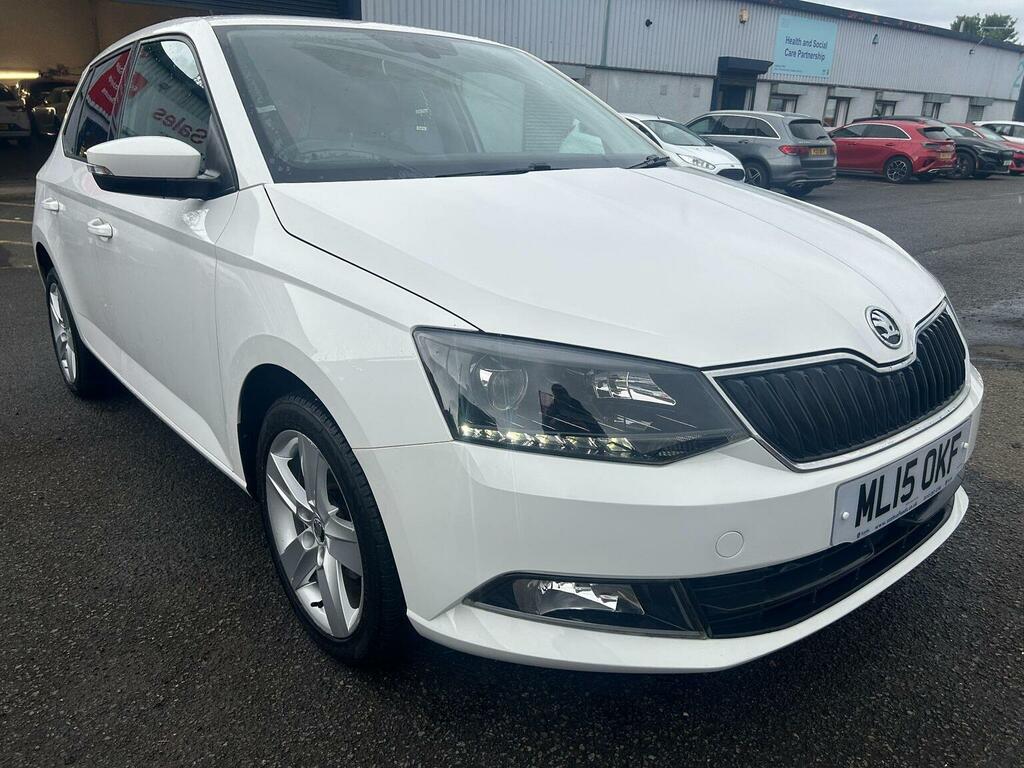 Skoda Fabia 1.0 Se L Euro 6 Ss White #2