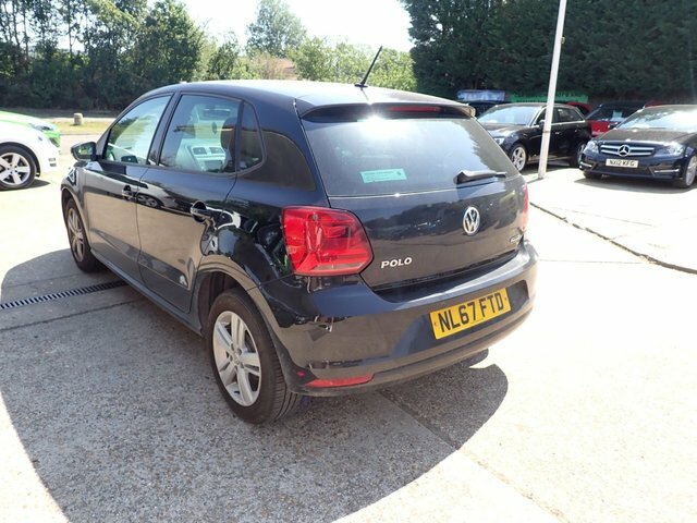 Volkswagen Polo Hatchback NL67FTD Black #3