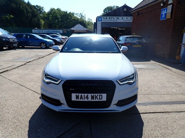 Audi A6 Avant Estate White #8
