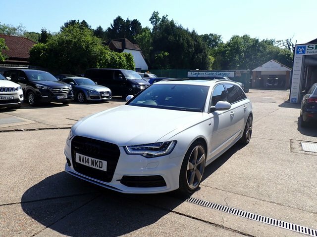 Audi A6 Avant Estate White #7