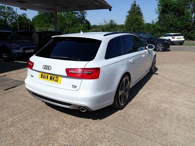 Audi A6 Avant Estate Black #3