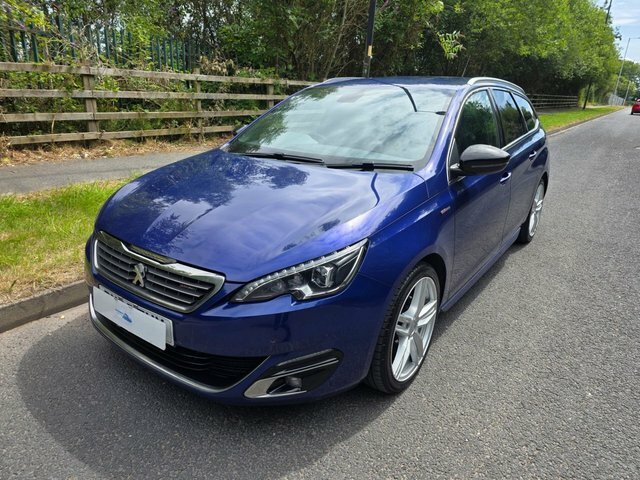 Peugeot 308 SW Bluehdi Gt Line Estate PN65FHX Blue #4