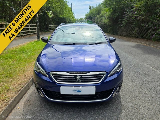 Peugeot 308 SW Bluehdi Gt Line Estate PN65FHX Blue #3