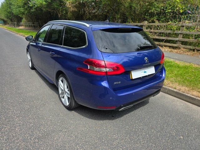 Peugeot 308 SW Bluehdi Gt Line Estate PN65FHX Blue #6