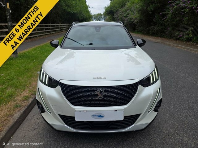 Peugeot e-2008 Gt Line Suv LO70JXE White #3