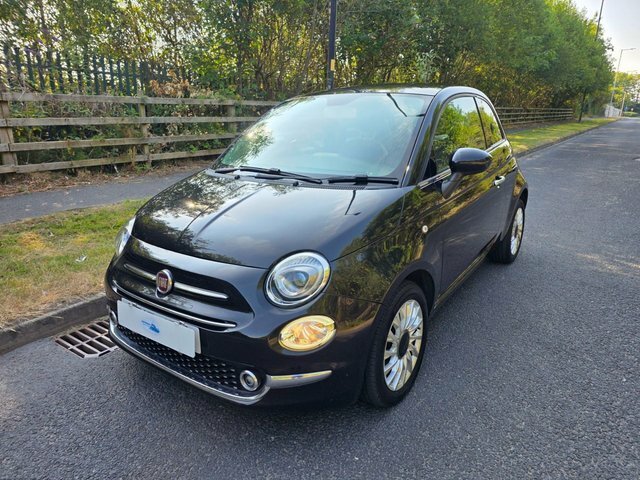 Fiat 500 Lounge Hatchback WR17JZV Black #4
