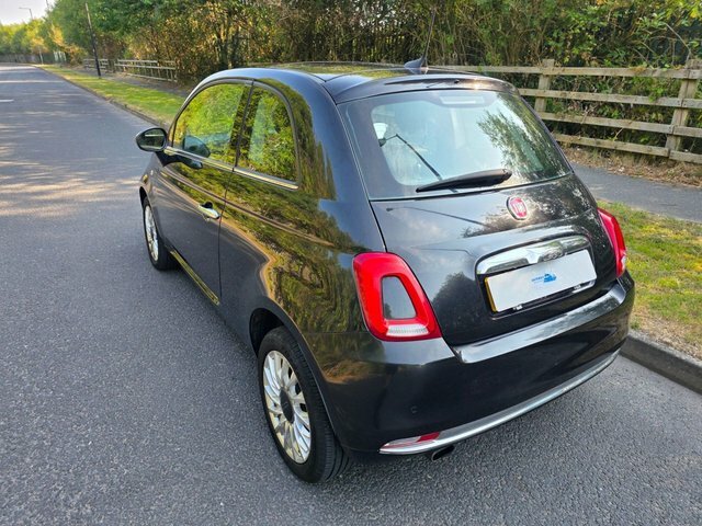 Fiat 500 Lounge Hatchback WR17JZV Black #5