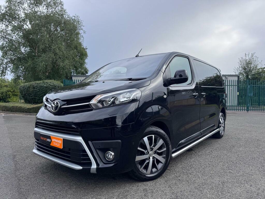 Toyota PROACE 2.0D Design Medium Panel Van Mwb Euro 6 S S Black #3