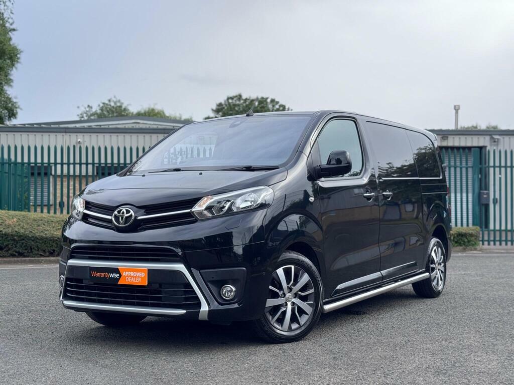 Toyota PROACE 2.0D Design Medium Panel Van Mwb Euro 6 S S Black #4