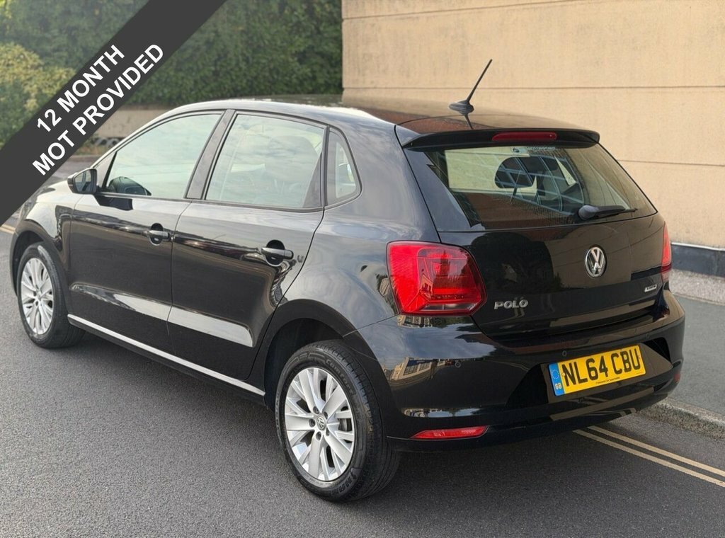 Volkswagen Polo 1L Se Black #5