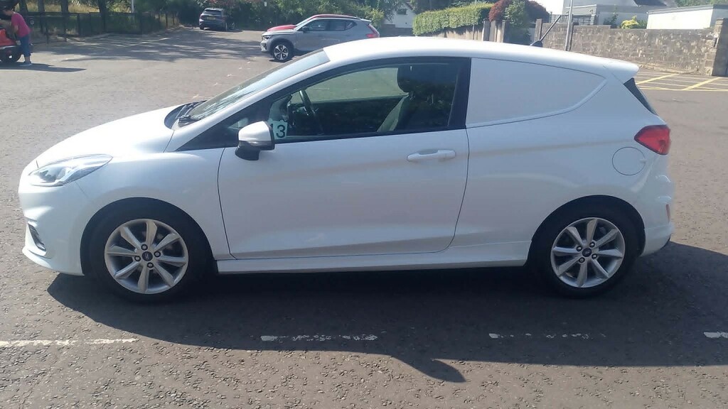 Ford Fiesta Car Derived Van 1.5 Tdci Sport 201968 White #4