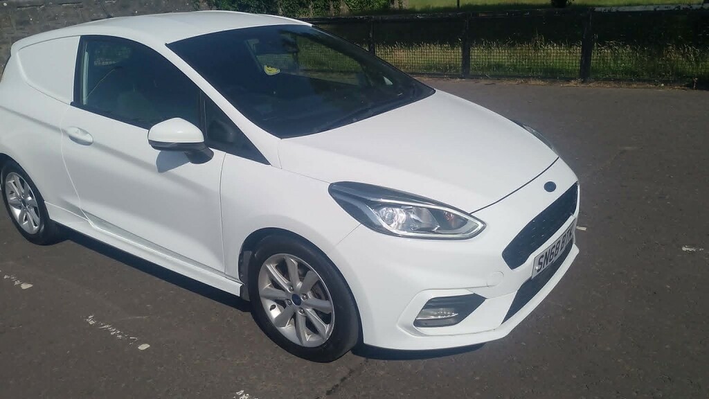 Ford Fiesta Car Derived Van 1.5 Tdci Sport 201968 White