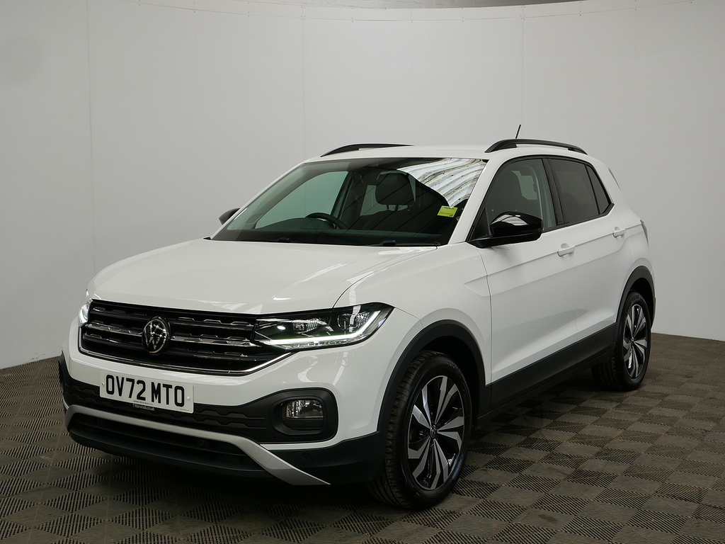 Volkswagen T-Cross Tsi Black Edition White #4