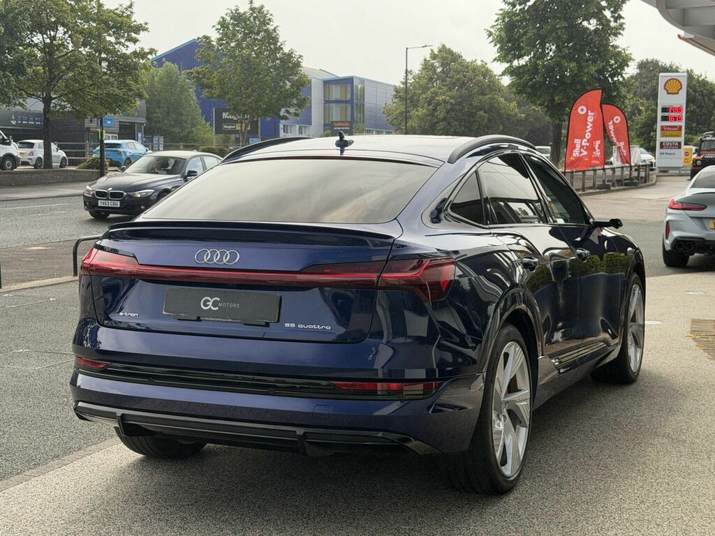 Audi E-tron 55 Vorsprung Sportback Quattro 9 Blue #5