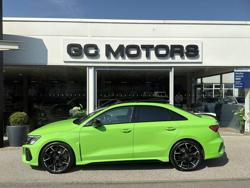 Audi RS3 2.5 Tfsi Vorsprung Saloon S Tronic Quat GJ73UTE Green #4