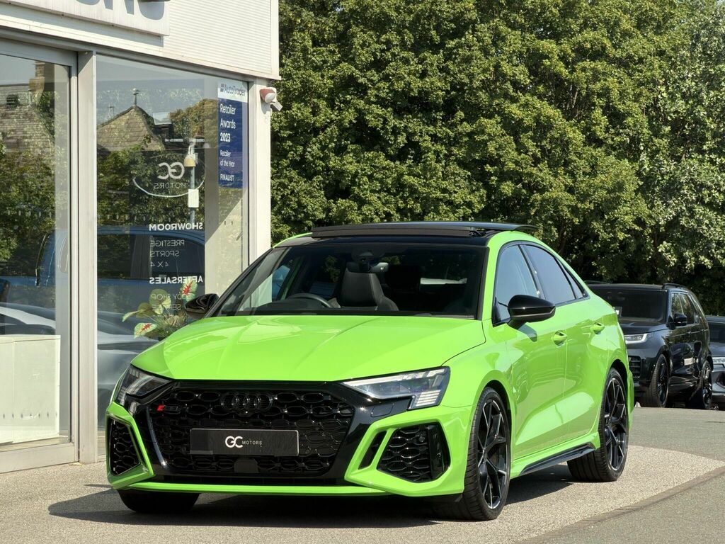Audi RS3 2.5 Tfsi Vorsprung Saloon S Tronic Quat GJ73UTE Green