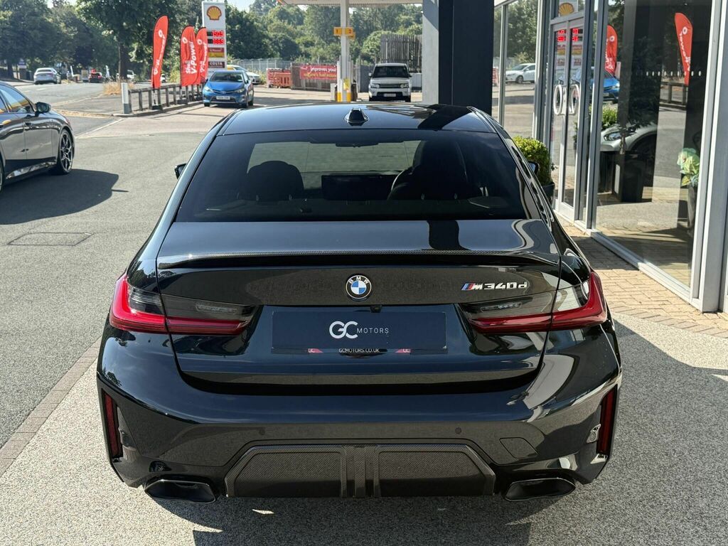 BMW 3 Series 3.0 M340d Mht Saloon Hybrid Xdrive Black #5