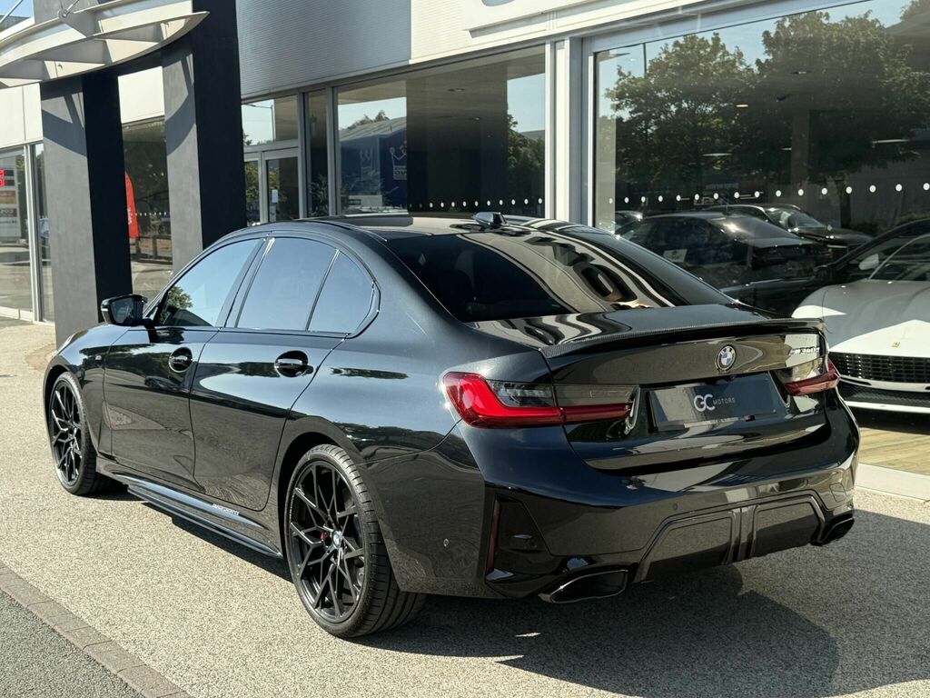 BMW 3 Series 3.0 M340d Mht Saloon Hybrid Xdrive Black #4