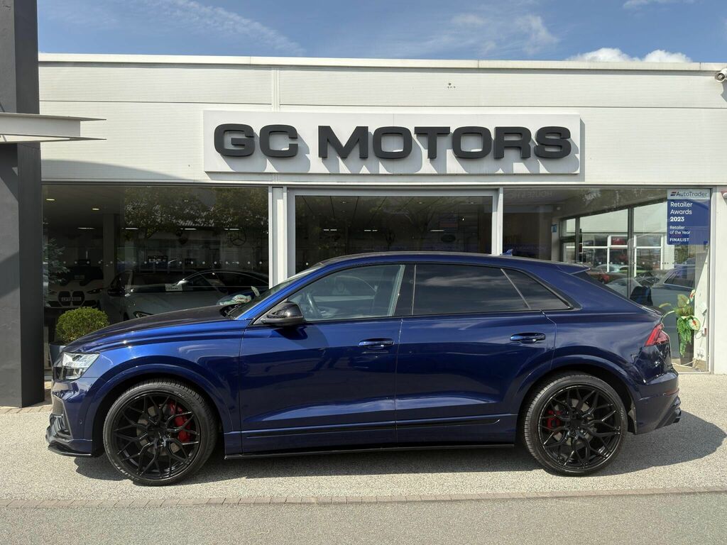 Audi Q8 3.0 Tdi V6 50 S Line Suv Tiptronic Quat Blue #4