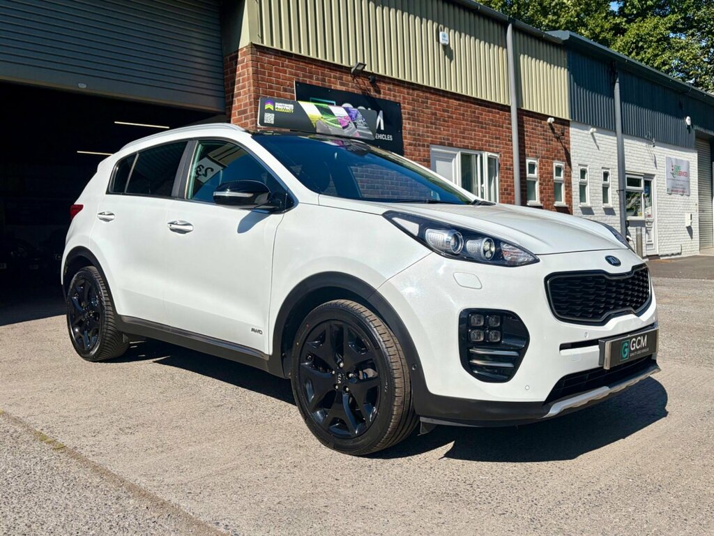 Kia Sportage 2.0 Crdi Gt-line S Awd Euro 6 WK18RZV White #4