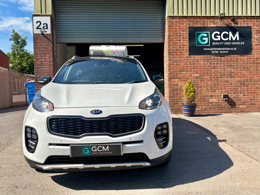 Kia Sportage 2.0 Crdi Gt-line S Awd Euro 6 WK18RZV White #3