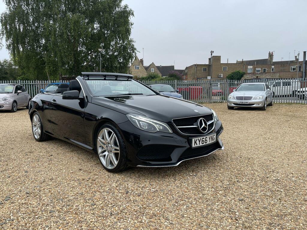 Mercedes-Benz E Class 2.1 E220d Amg Line Edition Cabriolet G-tronic Eur Black