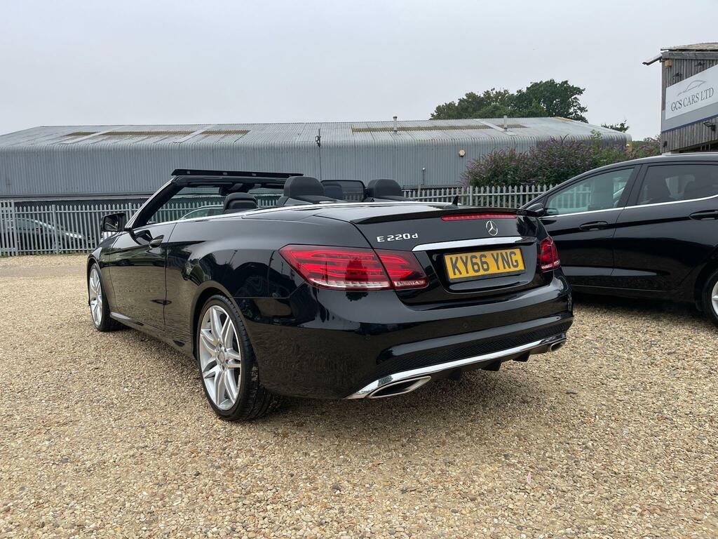 Mercedes-Benz E Class 2.1 E220d Amg Line Edition Cabriolet G-tronic Eur Black #4