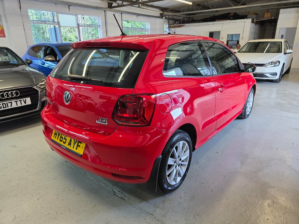 Volkswagen Polo 1.2 Tsi Bluemotion Tech Se Hatchback Ma Red #3