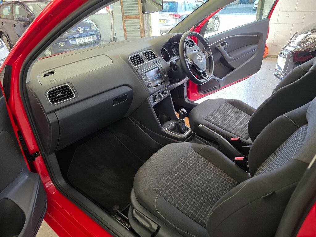 Volkswagen Polo 1.2 Tsi Bluemotion Tech Se Hatchback Ma Red #6