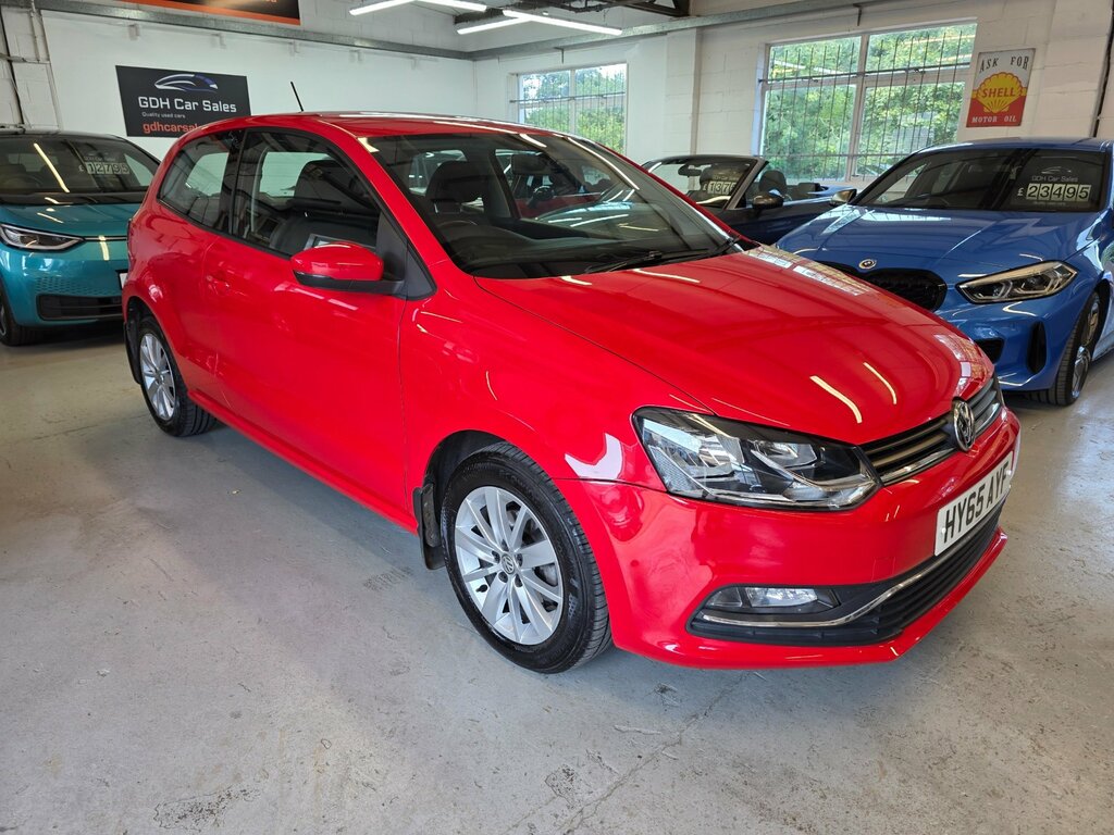 Volkswagen Polo 1.2 Tsi Bluemotion Tech Se Hatchback Ma Red